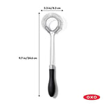 OXO - Good Grips Paslanmaz Çelik Spiral Süpürge - Sos vs. için