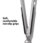 OXO Good Grips Paslanmaz Çelik Uzun Barbekü Maşası, Dahili Şişe Açacaklı 47,5 cm - Sosis, Sebze ve Daha Fazlası İçin - Seçenekler: Maşa, Izgara Fırçası, Spatula, Dijital termometre