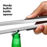 OXO Good Grips Spatula ve Maşa Seti - Bulaşık Makinesinde Yıkanabilir Barbekü Maşası Seti Paslanmaz Çelik Et Spatulalı - 41 cm ve 47,5 cm