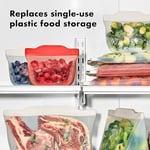 OXO Silikon Saklama Torbası 1.8L - Seçenekler: 1.8 L, 335 ML, 946 ML