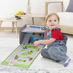 Oyuncak Araba Garaj Kutusu - Oyuncak Araba Saklama Oyuncak Araba Kutusu Erkek Çocuklar için Araba Halısı Oyun Mat (Arabalar Dahil Değildir)