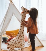 Oyuncak Peluş Zürafa, Uyku ve Oyun Arkadaşı-100 cm,hm403