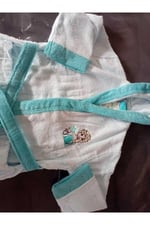 ÖZDİLEK DSNY FROZEN SNW KAPS 7/8 YAŞ ÇOCUK BORNOZ MAVİ