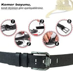 ÖZEL OVAL KUTULU |%1OO HAKİKİ MANDA DERİSİ | ERKEK KOT PANTOLON KEMERİ | HEDİYELİK ÇEYİZLİK KEMER