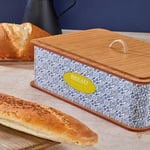 Özel Tasarım Doğal Ahşap Ekmeklik Sepeti Lüks Ekmeklik Kutusu Çok Amaçlı Kutu Mutfak Kitchen Bread (Amalfi)