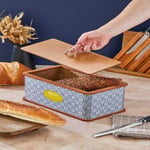 Özel Tasarım Doğal Ahşap Ekmeklik Sepeti Lüks Ekmeklik Kutusu Çok Amaçlı Kutu Mutfak Kitchen Bread (Amalfi)