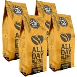Ozeline Oze Kahve All Day Blend Filtre Kahve 4'lü 250G Makine (Kağıt Filtre, Metal Filtre) İçin Öğütülmüş