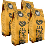 Ozeline Oze Kahve All Day Blend Filtre Kahve 4'lü 250G Makine (Kağıt Filtre, Metal Filtre) İçin Öğütülmüş