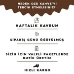 Ozeline Vanilya Aromalı Filtre Kahve 250 g – Moka Pot için Öğütülmüş – Yumuşak Vanilya Aroması - Seçenekler: Fransız Vanilyası Aromalı, Fındık Aromalı...