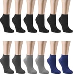 Ozzy Socks 12 Çift Bambu Erkek Dikişsiz Patik Çorap Seti - Dayanıklı Yapısı ve Doğal Konfor Koyu Renk Seçenekleriyle
