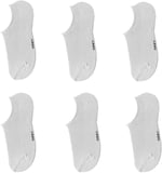 Ozzy Socks 6 Çift Erkek Beyaz Sneaker Çorabı- Görünmez Sneaker Çorap Seti- Bambu Çorap