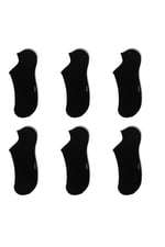 Ozzy Socks 6 Çift Erkek Beyaz Sneaker Çorabı- Görünmez Sneaker Çorap Seti- Bambu Çorap