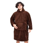 Pabtex,Wellsoft,Giyilebilir Battaniye,Kapüşonlu Sweetshirt,Battaniye,Kollu Battaniye,Polar Giyilebilir,Oversize,Sarılma Battaniyesi