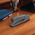 (Pack of 1, 08 Steel Grey) - 747 Business Full Strip Desk Stapler, 20-Sheet Capacity, Steel Gray