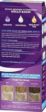 Palette Göz Alıcı Renkler 10-1 Küllü Açık Sarı
