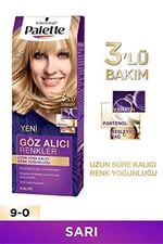 Palette Göz Alıcı Renkler Saç Boyası 9-0 Sarı Saç Boyası