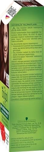 Palette Kalıcı Doğal Renkler 3-68 Kızıl Çikolata Goji Berry Özü & Yulaf Çekirdeği Özlü Saç Boyası