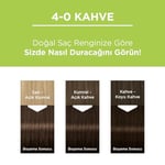 Palette Kalıcı Doğal Renkler 4-0 Amber Kahve Saç Boyası