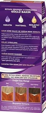 Palette Yoğun Göz Alıcı Renk Saç Boyası 7-77 Yoğun Bakır