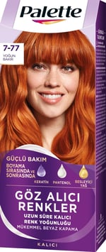 Palette Yoğun Göz Alıcı Renk Saç Boyası 7-77 Yoğun Bakır
