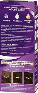 Palette Yoğun Saç Boyası 3.65 Çikolata Kahve