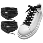 Palspor 120 cm Yassı Sneaker Ayakkabı Bağcığı, Çift Katmanlı Örgülü Günlük, Spor, Nike Converse Adidas Vans Marka Ayakkabılara Uygun Bağcık