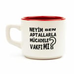 PALTO TASARIM Neyim Ben? Aptallarla Mücadele Vakfı Mı? Beyaz Venüs Kupa - Hediye Seramik Kupa