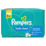 Pampers Fresh & Clean Islak Bebek Mendili (3 paket = 156 Islak Mendil)