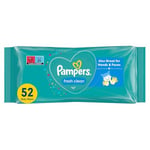 Pampers Fresh & Clean Islak Bebek Mendili, 1 paket, 52 Islak Mendil
