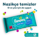 Pampers Fresh & Clean Islak Bebek Mendili (12 paket = 624 Islak Mendil)