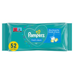 Pampers Fresh & Clean Islak Bebek Mendili, 1 paket, 52 Islak Mendil