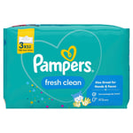 Pampers Fresh & Clean Islak Bebek Mendili (3 paket = 156 Islak Mendil)