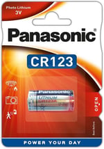Panasonic CR-123AL/1BP Lityum Pil 3 Volt 1600 mAh - Seçenekler: 1600 mAh, 35 mAh, 55 mAh, 75 mAh, 90 mAh, 140 mAh, 165 mAh...