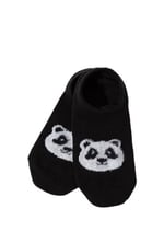 Panda Baskılı Siyah Babet Çorabı 1912778-900