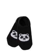 Panda Baskılı Siyah Babet Çorabı 1912778-900