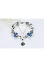 Pandora Tar, Charm Bileklik, Mavi Mother Charmlı, Ahşap Kutu İçerisinde takıNM331