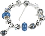 Pandora Tar, Charm Bileklik, Mavi Mother Charmlı, Ahşap Kutu İçerisinde takıNM331