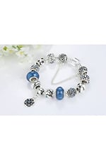 Pandora Tar, Charm Bileklik, Mavi Mother Charmlı, Ahşap Kutu İçerisinde takıNM331