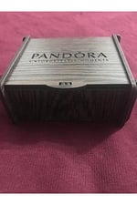 Pandora Tar, Charm Bileklik, Mavi Mother Charmlı, Ahşap Kutu İçerisinde takıNM331
