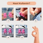 Pantolon Beli Daraltma Aparatı, Broş, Gümüş Renk Ayıcık Bel Daraltma Çıtçıtı, Dayanıklı Demir Çıtçıt, Kot Pantolon Daraltma Aparatı
