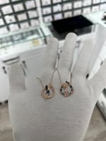 Papatya Silver 925 Ayar Rose Kaplama Zirkon Taşlı Anne Çocuk Gümüş Kolye