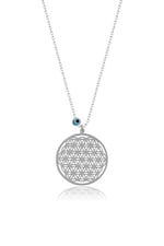 Papatya Silver Yaşam Çiçeği Gümüş Kolye