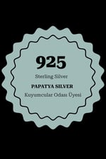 Papatya Silver Yaşam Çiçeği Gümüş Kolye
