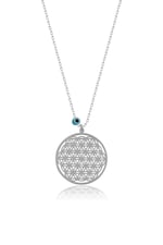 Papatya Silver Yaşam Çiçeği Gümüş Kolye