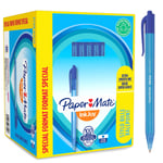 PAPERMATE Papermate Inkjoy 100 Üstten Basmalı Ulv Mavi Ofis (80+20) - Seçenekler: 20 Stück, 100 Stück, 100 stück (1er Pack)
