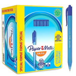 PAPERMATE Papermate Inkjoy 100 Üstten Basmalı Ulv Mavi Ofis (80+20) - Seçenekler: 20 Stück, 100 Stück, 100 stück (1er Pack)