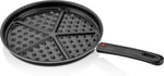 Papilla Redio Waffle Tava,%100 Alüminyum Gövde, 26 cm