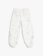 Paraşüt Kot Pantolon Pamuklu Beli Lastikli Cepli - Parachute Jean