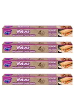 PAREX 776456 Natura 4 Adet Ağartılmamış Organik Hazır Kesilmiş Pişirme Kağıdı 10'lu,