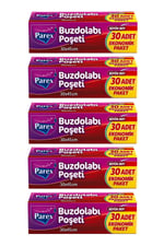 Parex Büyük Boy Buzdolabı Poşeti 30'Lu X 5 Adet